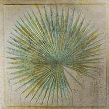 Picture of Plaque Anahaw Single Leaf Aged Bronze (10122)