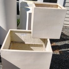 Picture of Pot Cube Bianca Lite White (29682)