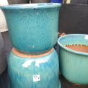 Picture of Pot Planter Bell Fireworks Green