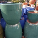Picture of Pot Round Glazed Forrest Green